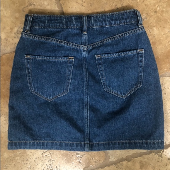 Hollister Blue Denim Skirt - Picture 3 of 4